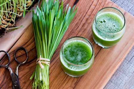 Wheatgrass juice